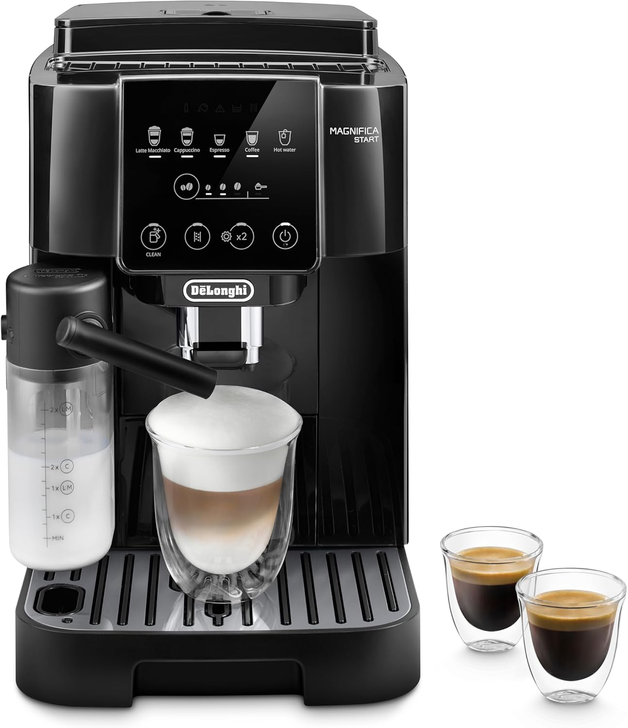 De'Longhi Magnifica Start Fully Automatic Espresso Machine, Black : Removable and dishwasher-safe parts for easy clean up.