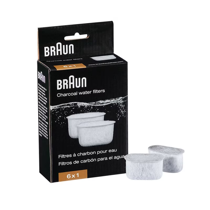 Braun Charcoal water filter 6-pack BRSC004
