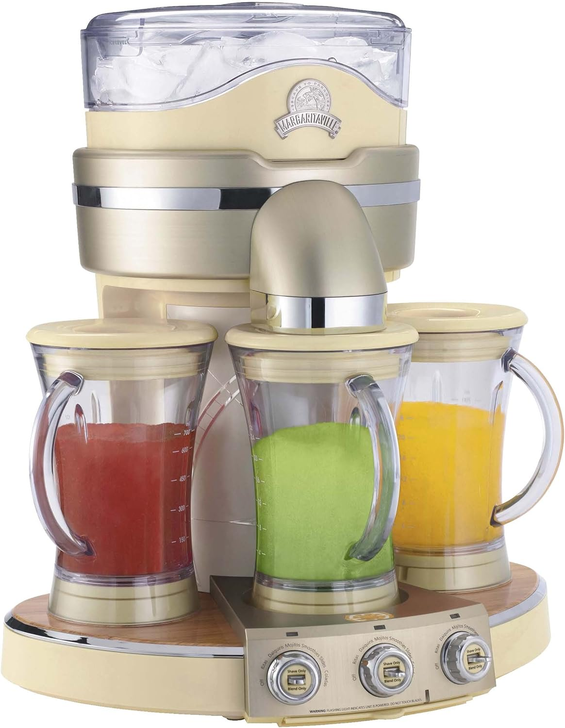 Margaritaville Tahiti Margarita Machine for Margaritas, Smoothies, and Frozen Drinks, 3 24-Ounce Pitchers,DM3000